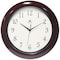 Infinity Instruments Mahogany-Look 13in Round Wall Clock 20345MH-4573 - alternate 1